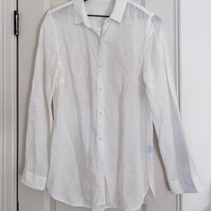 J. McLaughlin Linen Britt Top